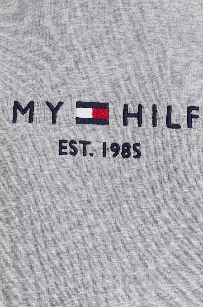 Tommy Hilfiger Суичър дамски в сиво с апликация - Pepit.bg