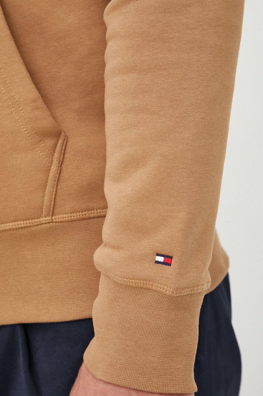 Tommy Hilfiger Суичър в бежово с апликация - Pepit.bg