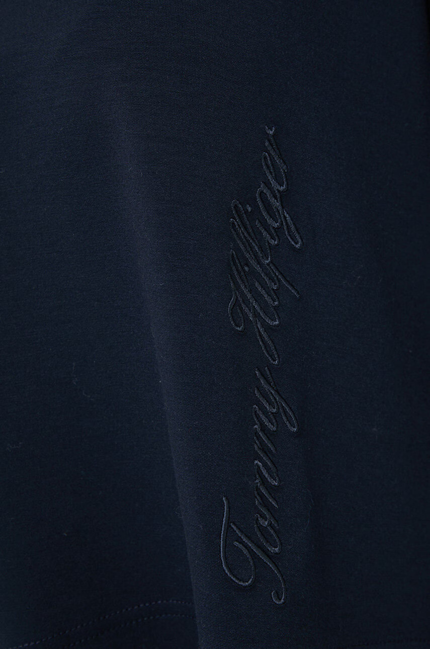 Tommy Hilfiger Суичър в тъмносиньо с качулка с апликация - Pepit.bg