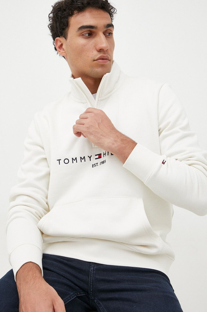 Tommy Hilfiger Суичър с качулка с апликация - Pepit.bg