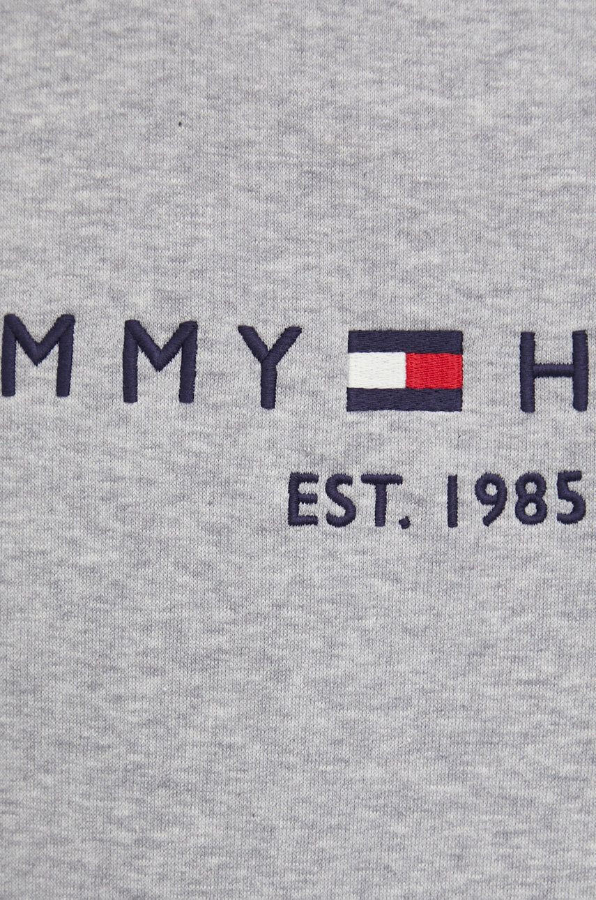 Tommy Hilfiger Суичър мъжки в сиво с апликация - Pepit.bg