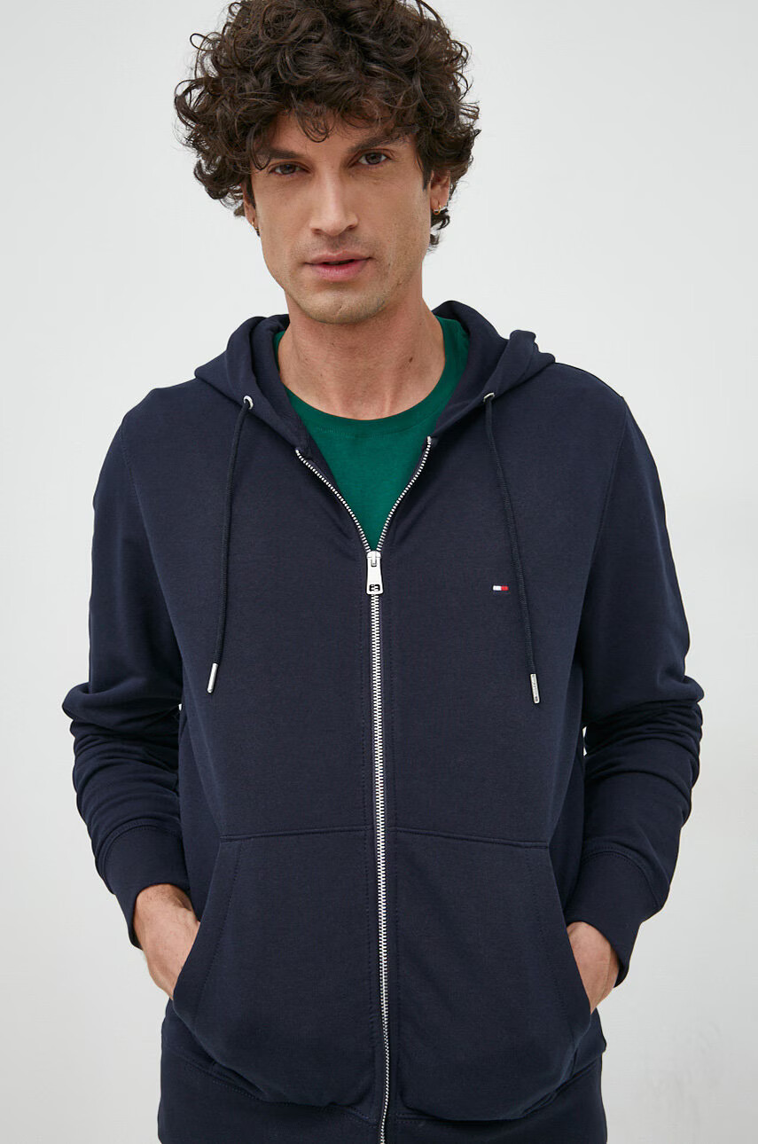 Tommy Hilfiger Суичър в тъмносиньо с апликация - Pepit.bg