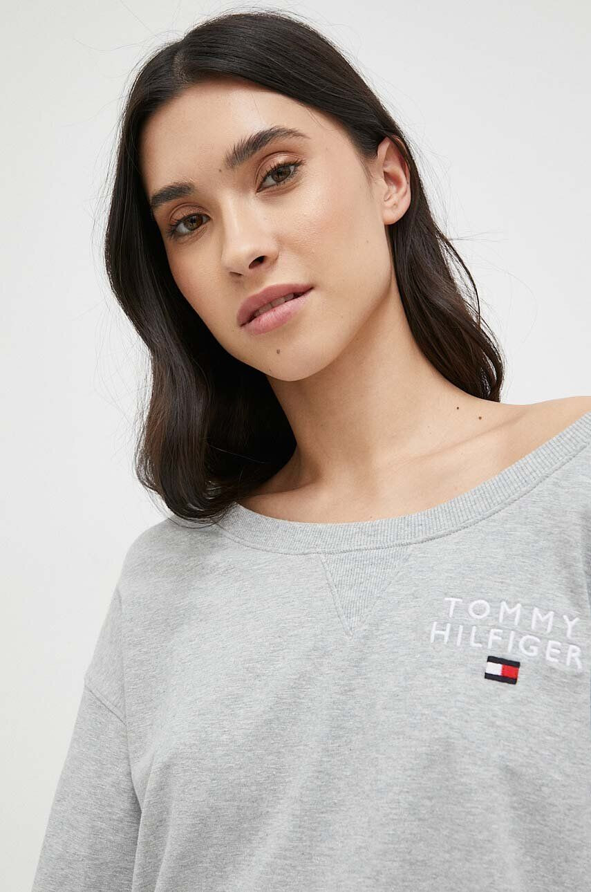 Tommy Hilfiger Суичър в сиво с принт - Pepit.bg