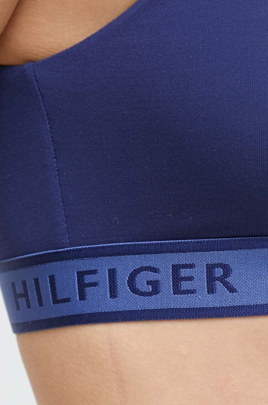 Tommy Hilfiger Сутиен в тъмносиньо с изчистен дизайн - Pepit.bg