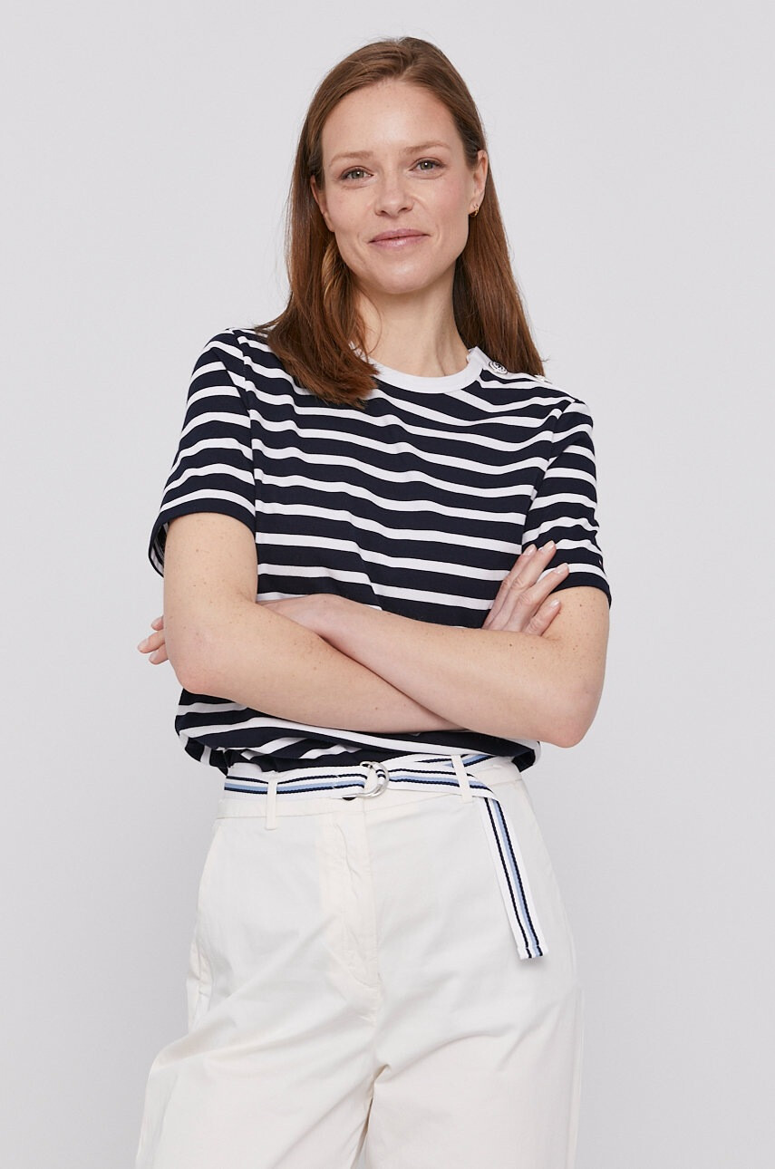 Tommy Hilfiger Тениска дамска в тъмносиньо - Pepit.bg