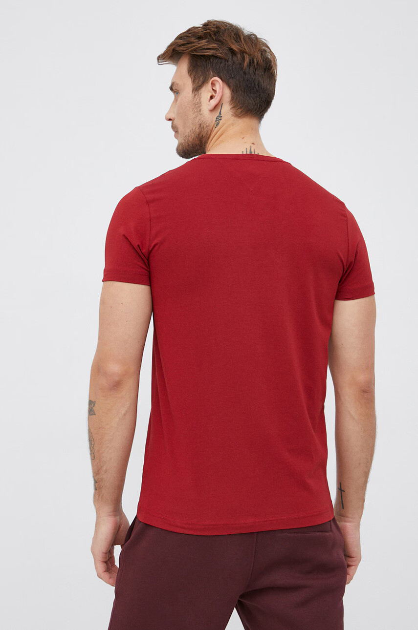Tommy Hilfiger Тениска в зелено с десен - Pepit.bg