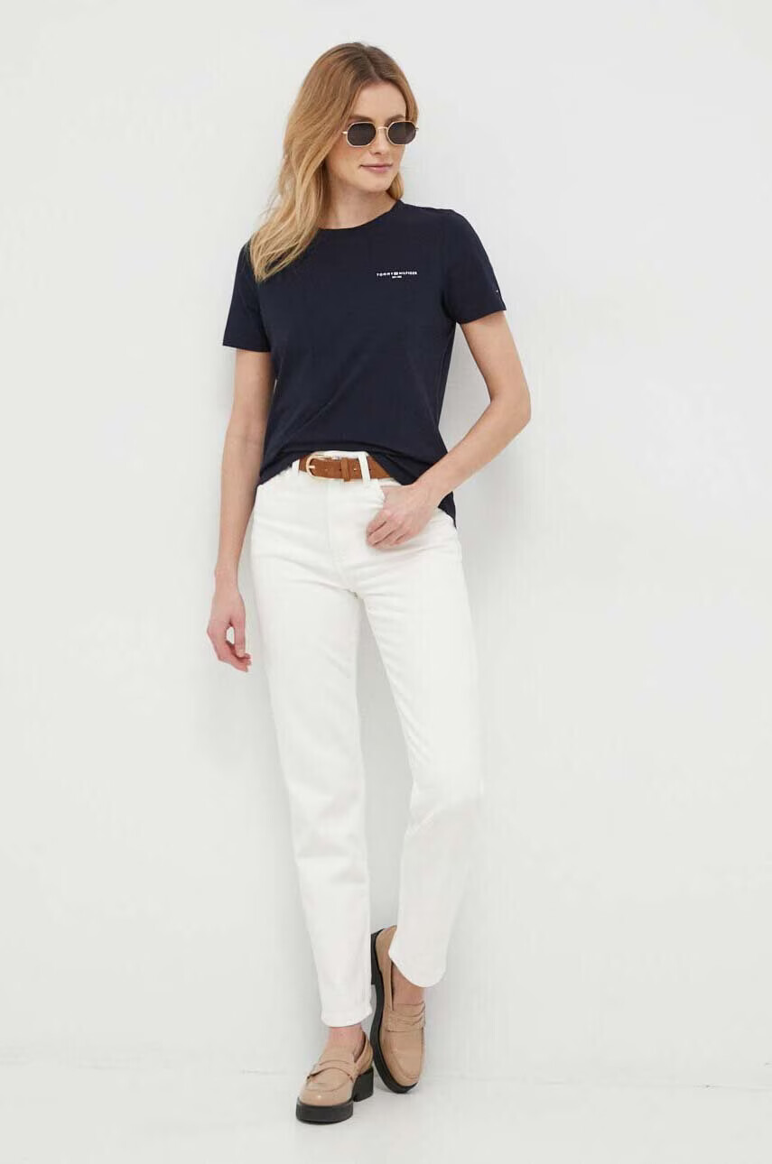 Tommy Hilfiger Тениска в тъмносиньо - Pepit.bg