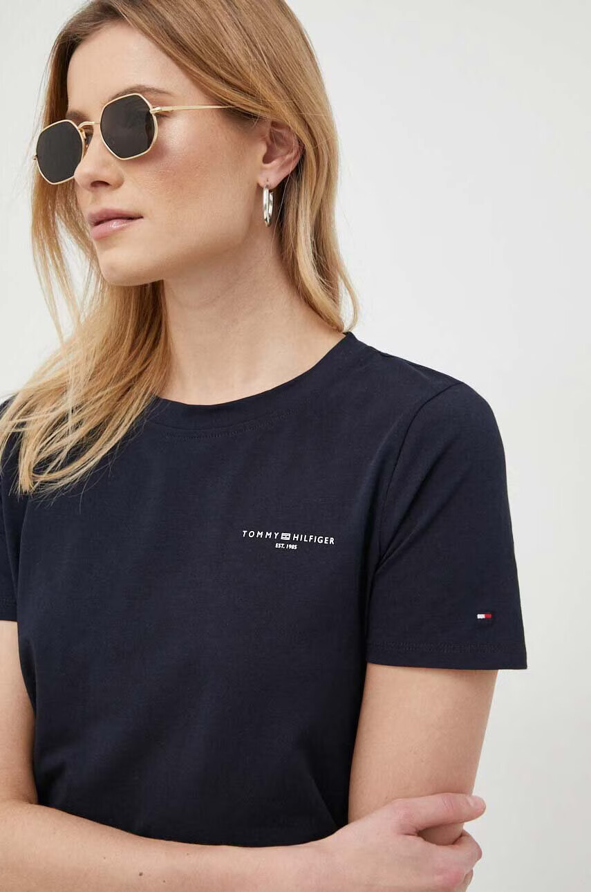 Tommy Hilfiger Тениска в тъмносиньо - Pepit.bg