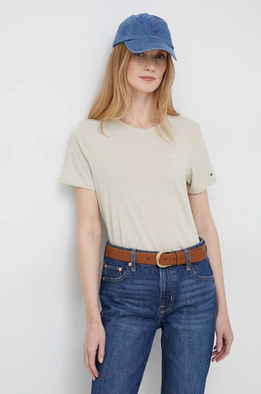 Tommy Hilfiger Тениска в зелено - Pepit.bg