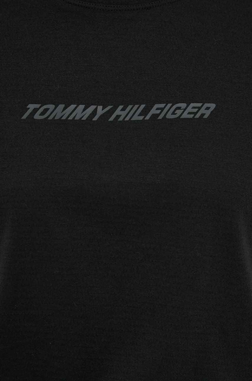 Tommy Hilfiger Тениска в черно - Pepit.bg