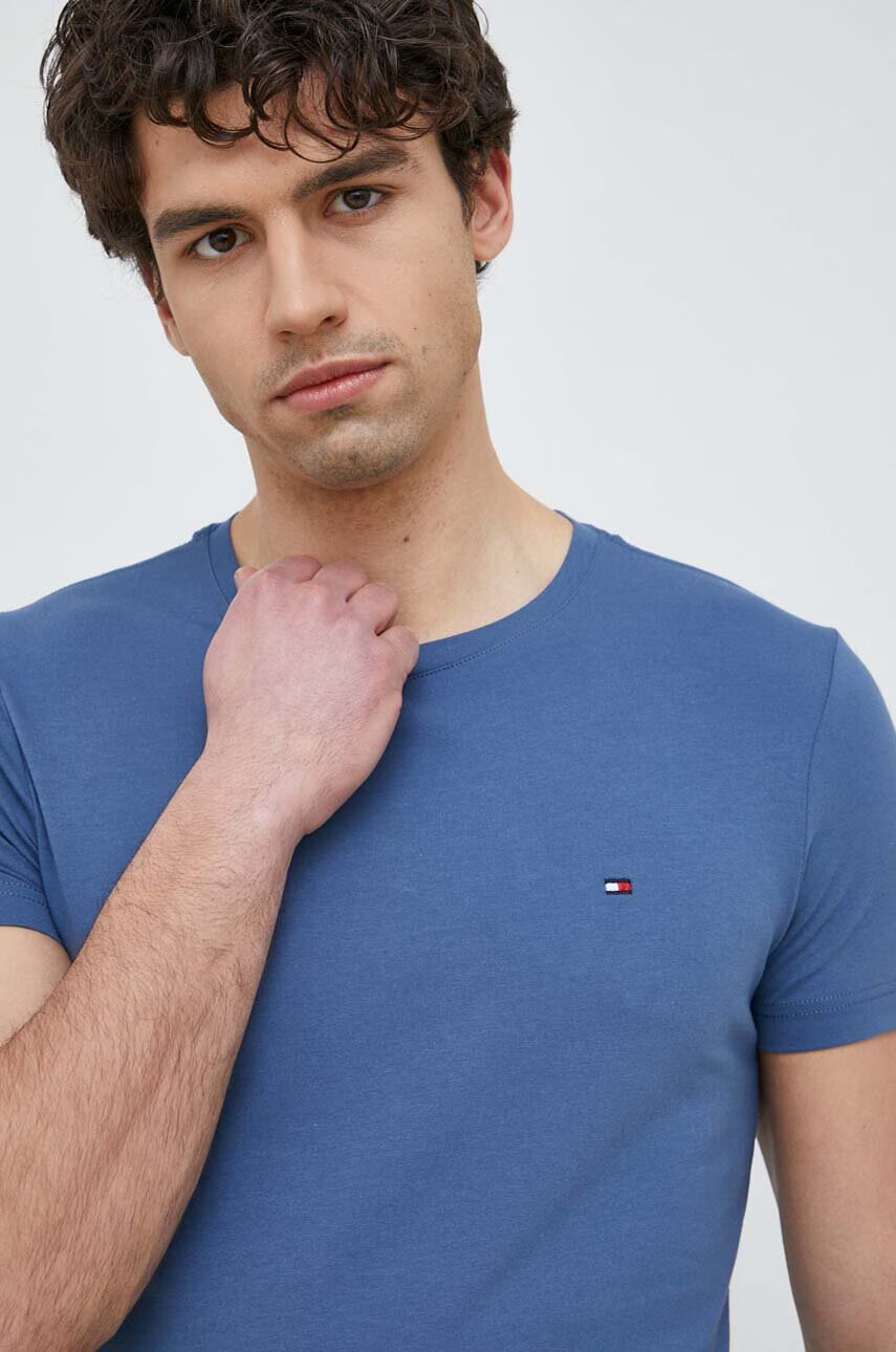 Tommy Hilfiger Тениска в зелено с изчистен дизайн - Pepit.bg