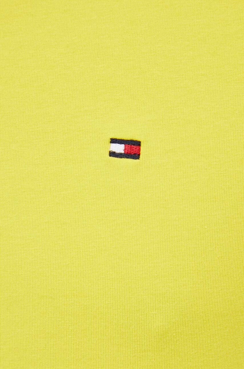 Tommy Hilfiger Тениска в жълто с десен - Pepit.bg