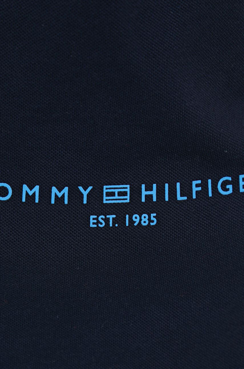 Tommy Hilfiger Тениска с яка в тъмносиньо - Pepit.bg