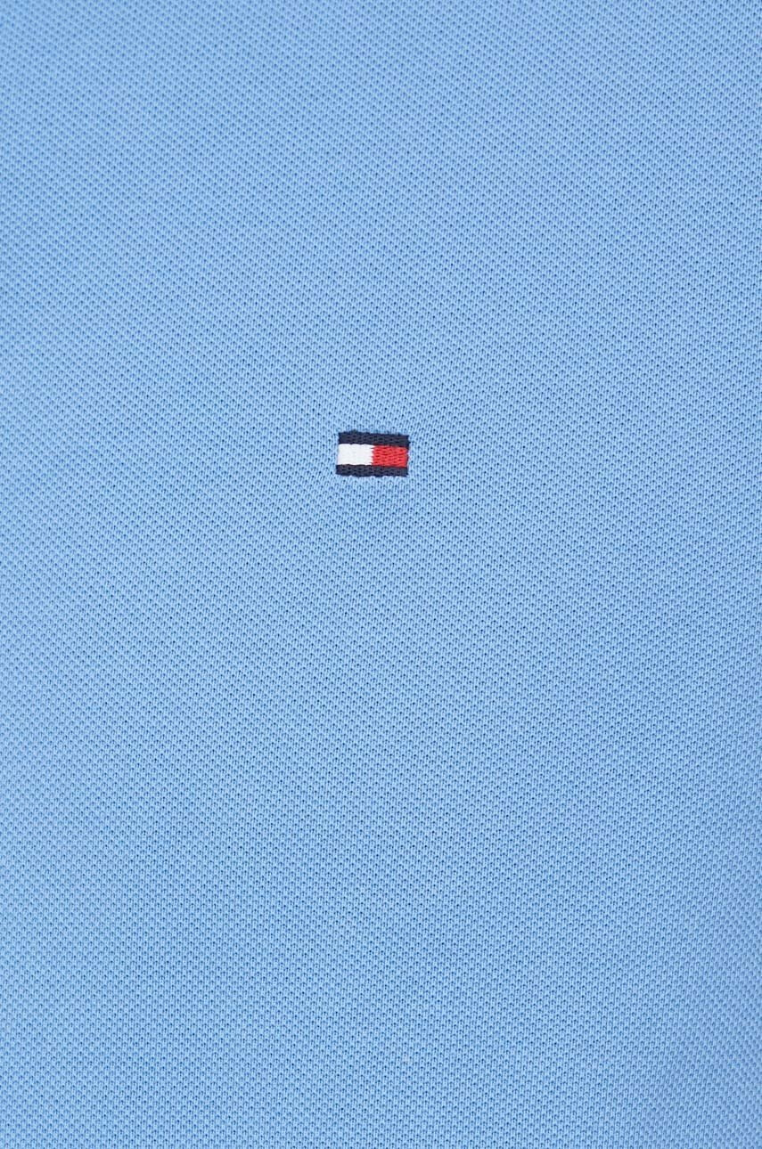 Tommy Hilfiger Тениска с яка в бежово - Pepit.bg