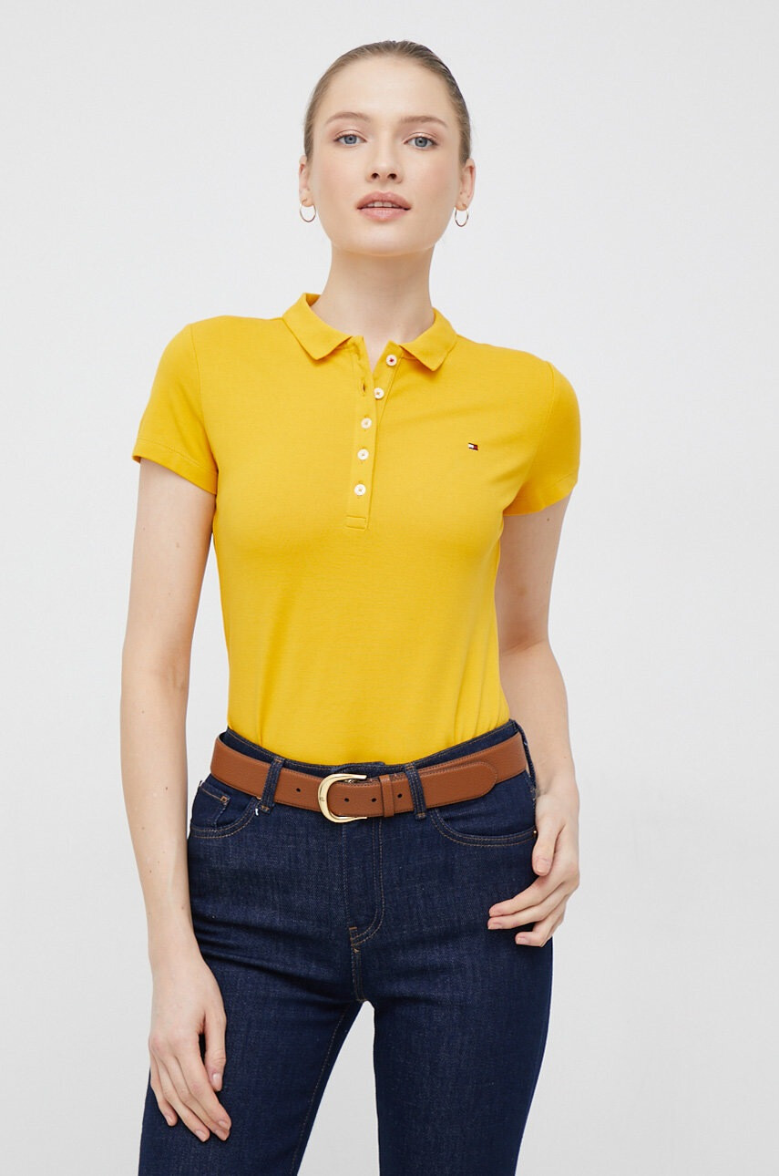 Tommy Hilfiger Тениска с яка - Pepit.bg