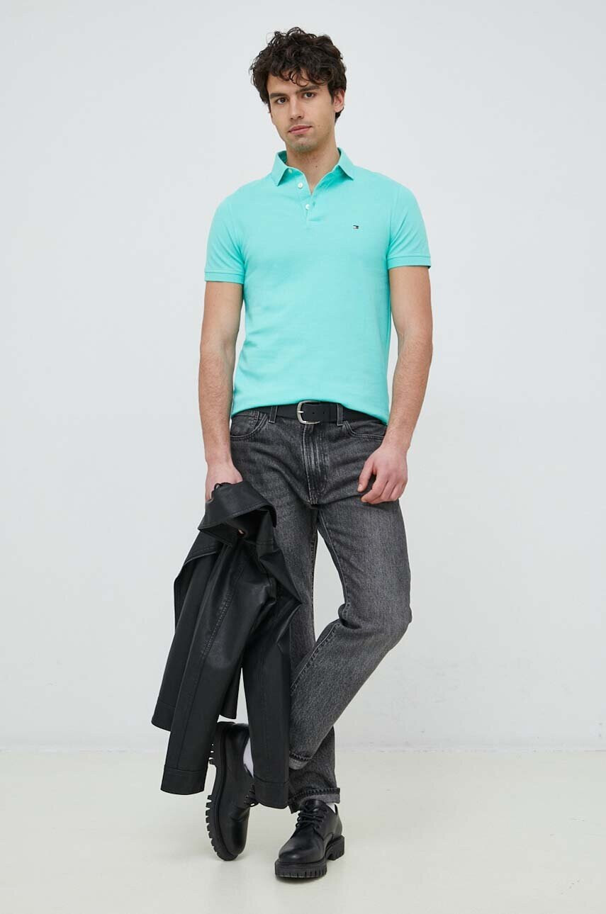 Tommy Hilfiger Тениска с яка - Pepit.bg