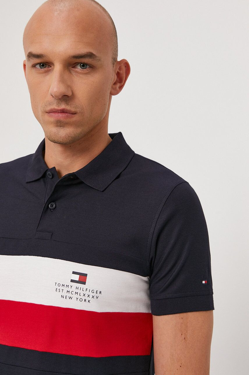 Tommy Hilfiger Тениска с яка - Pepit.bg