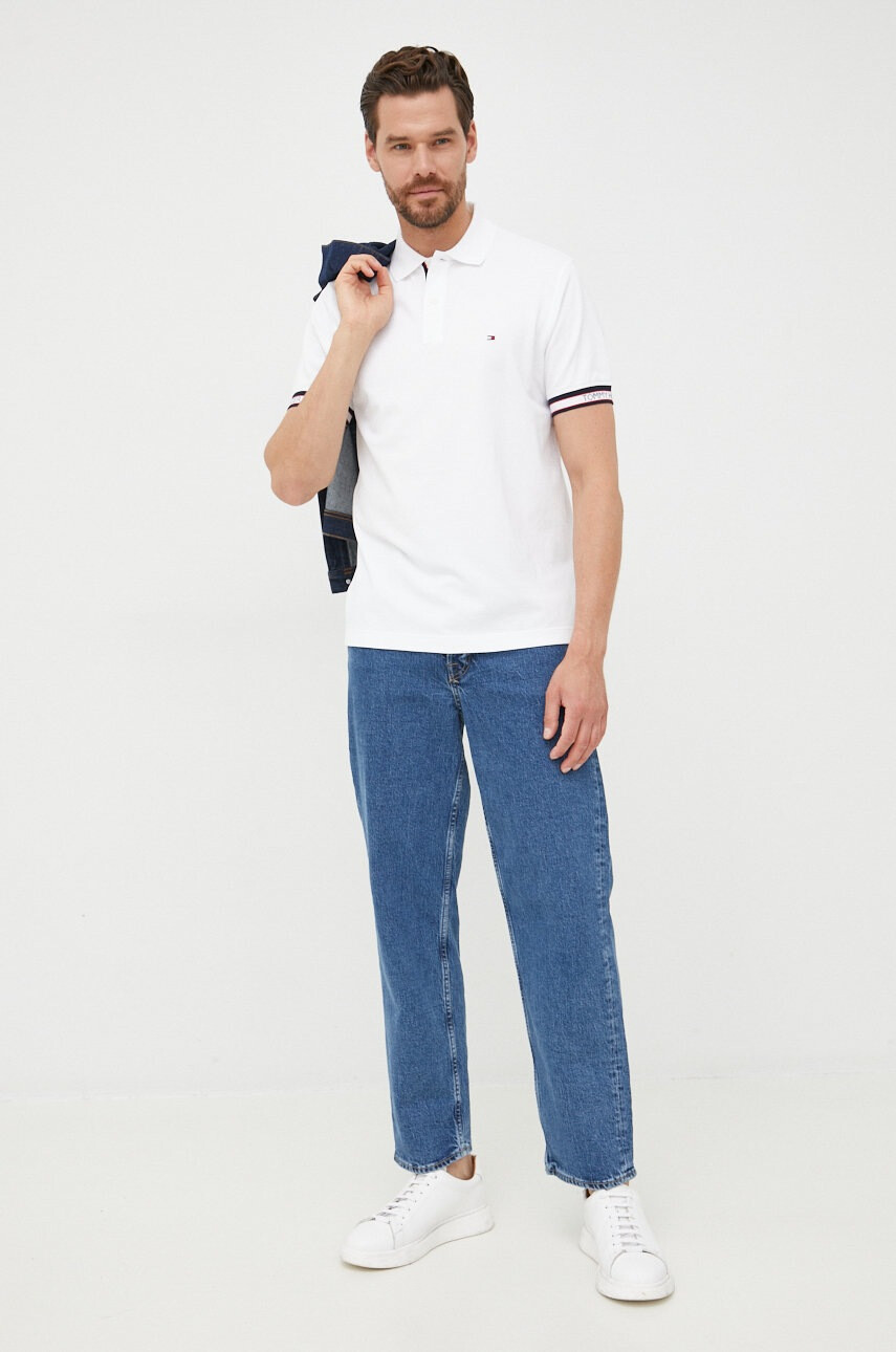 Tommy Hilfiger Тениска с яка - Pepit.bg