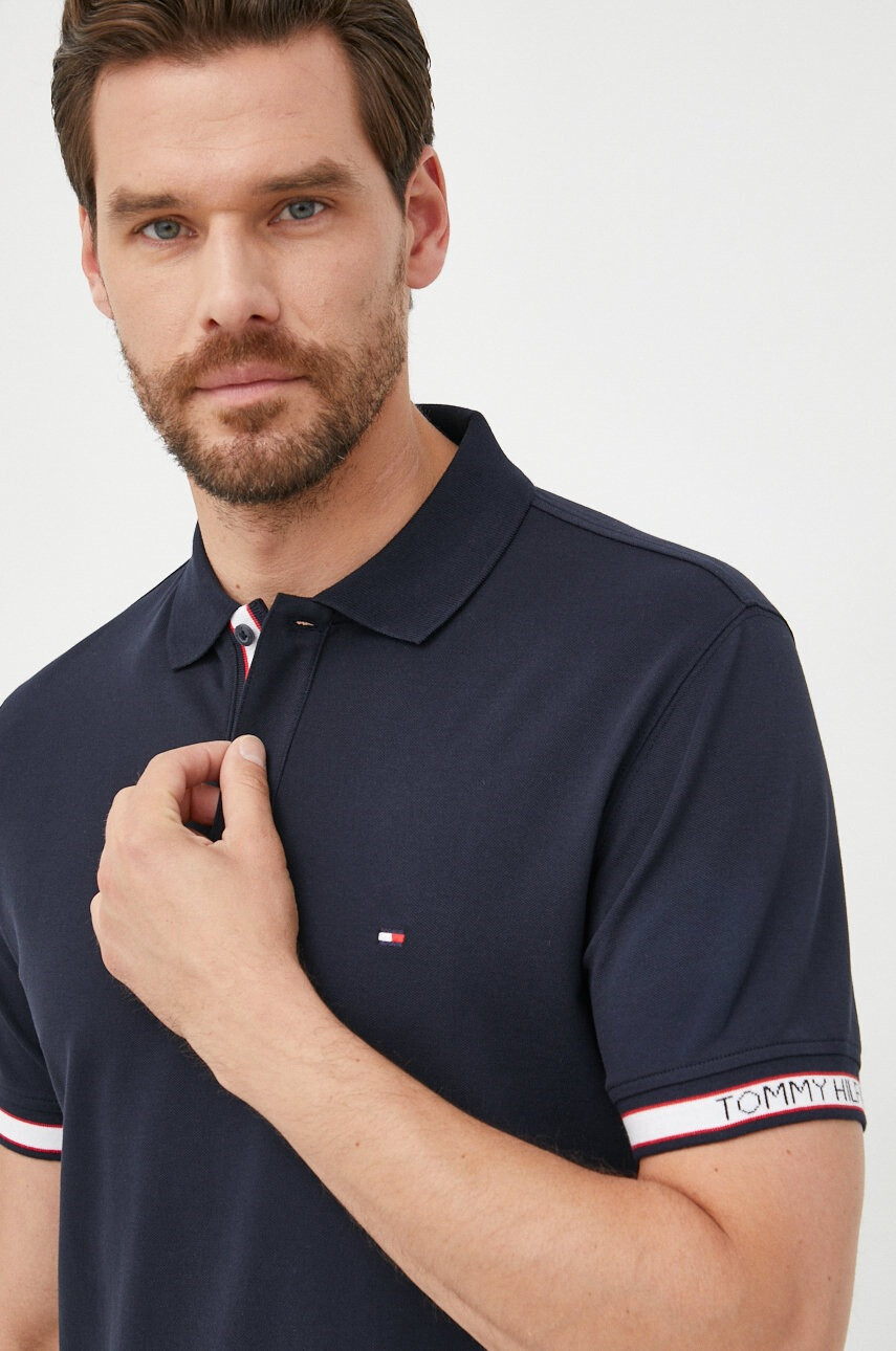 Tommy Hilfiger Тениска с яка - Pepit.bg