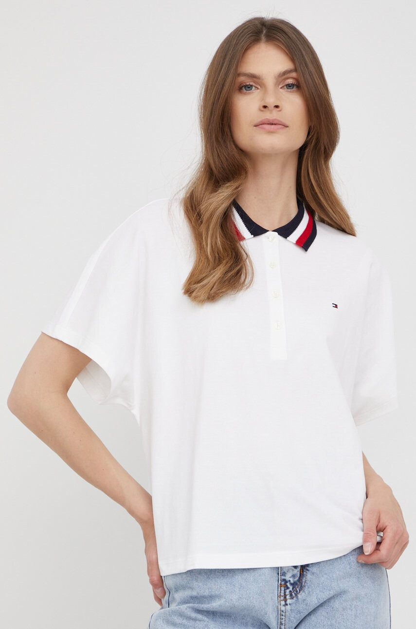 Tommy Hilfiger Тениска с яка - Pepit.bg