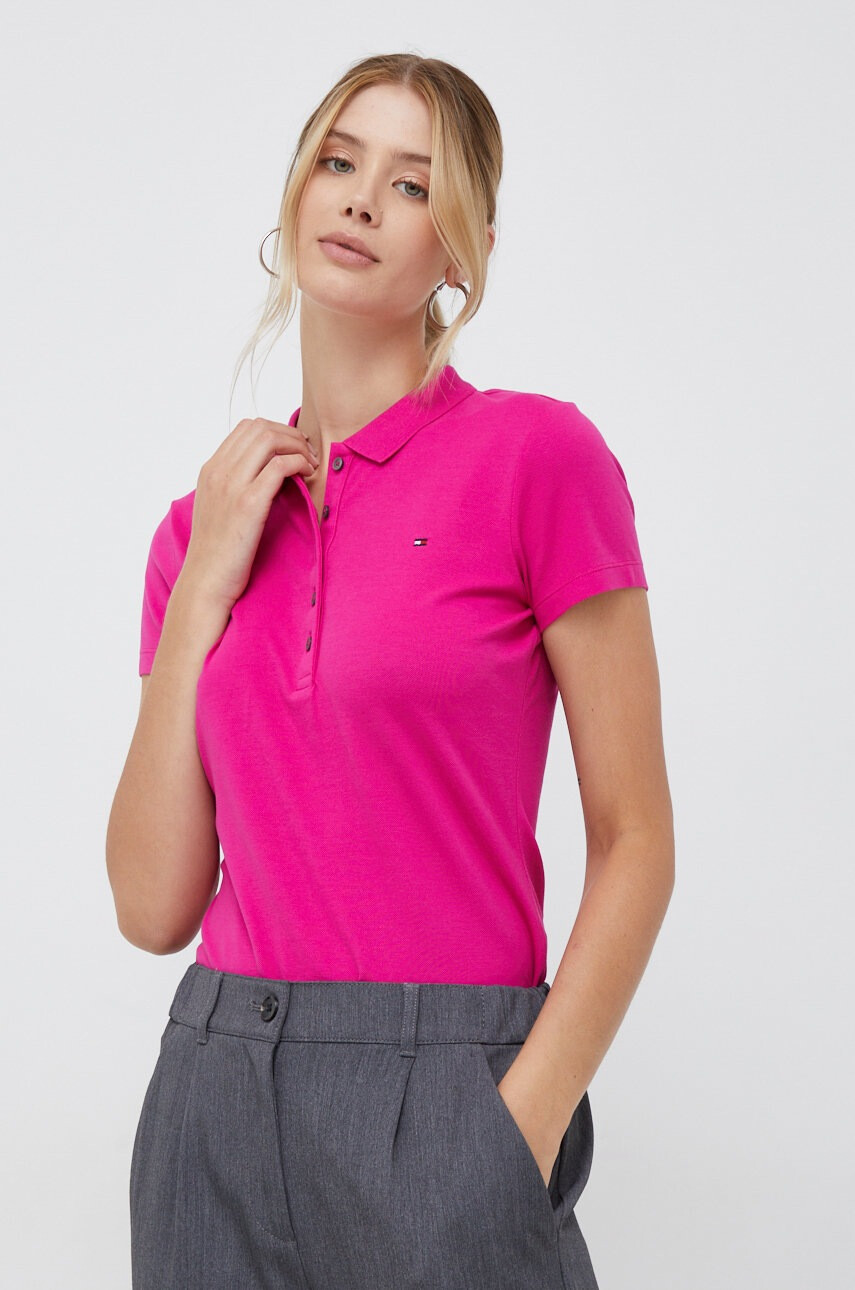 Tommy Hilfiger Тениска с яка - Pepit.bg