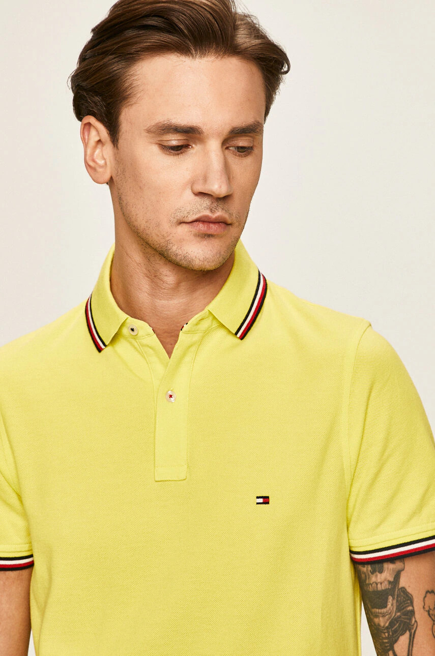 Tommy Hilfiger Тениска с яка - Pepit.bg