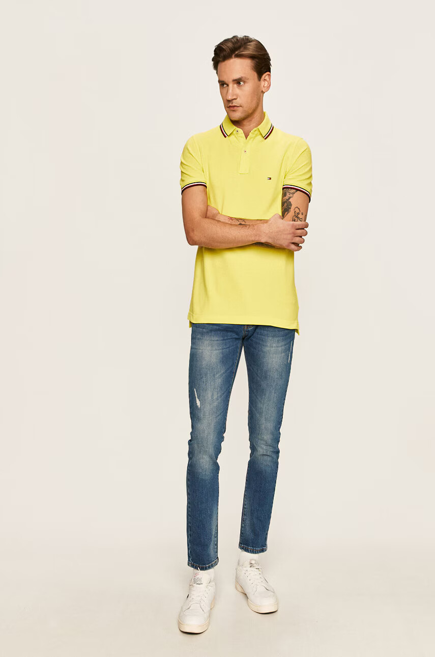 Tommy Hilfiger Тениска с яка - Pepit.bg