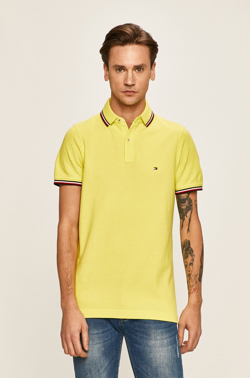Tommy Hilfiger Тениска с яка - Pepit.bg