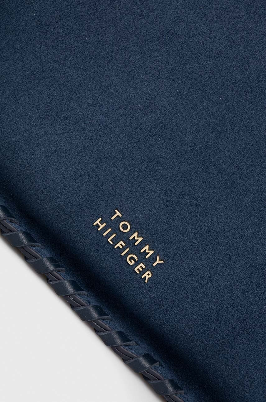 Tommy Hilfiger Велурена чанта - Pepit.bg