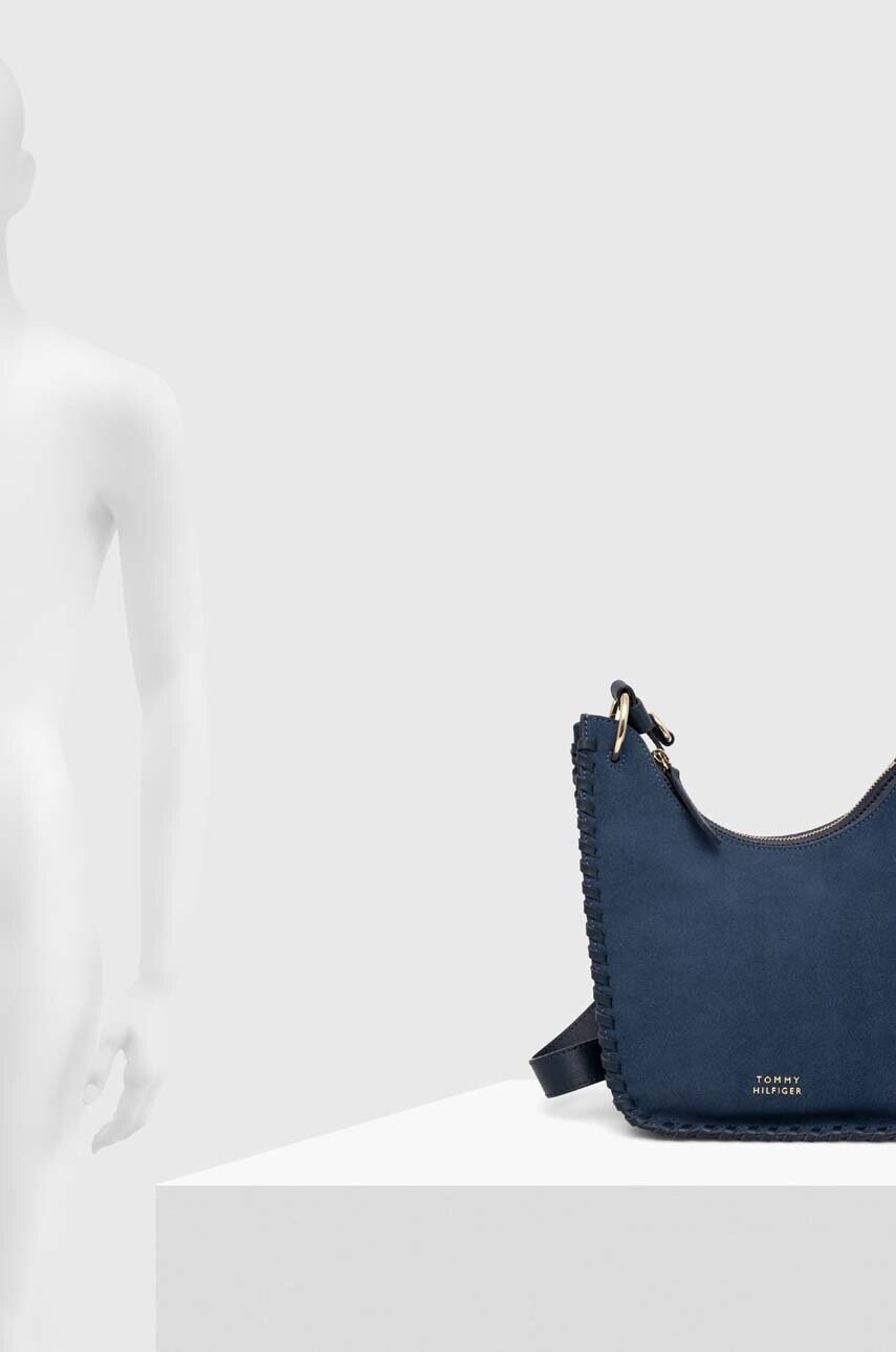 Tommy Hilfiger Велурена чанта - Pepit.bg