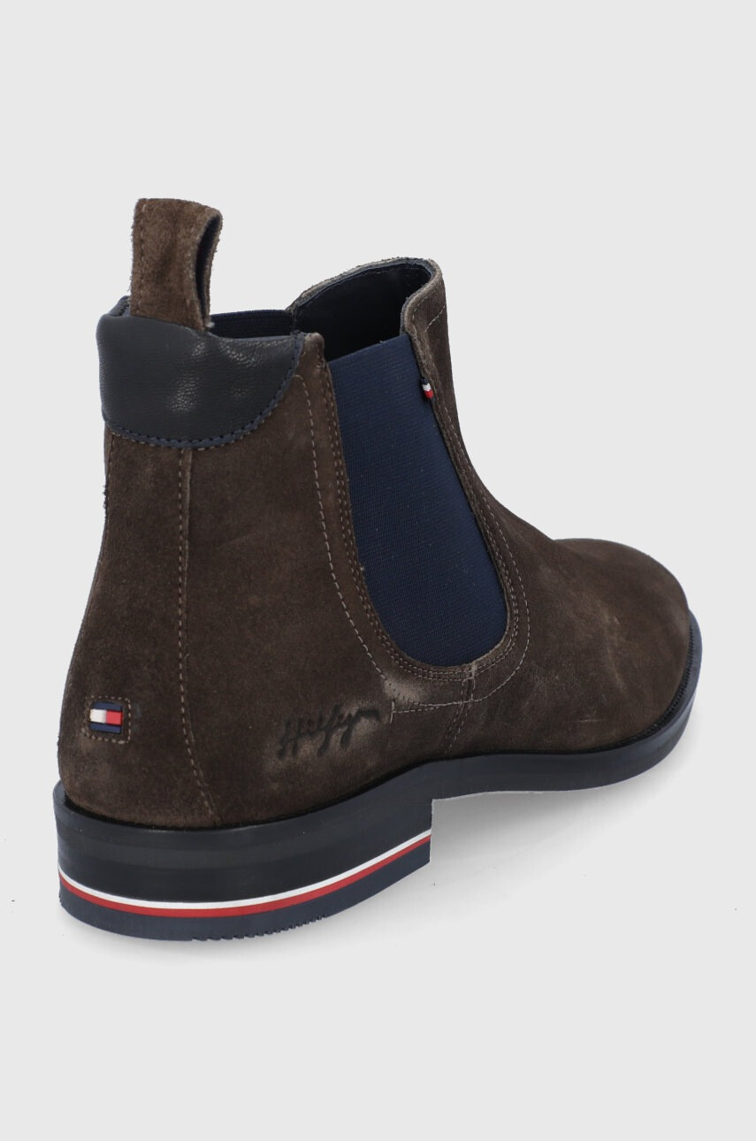 Tommy Hilfiger Велурени боти челси - Pepit.bg