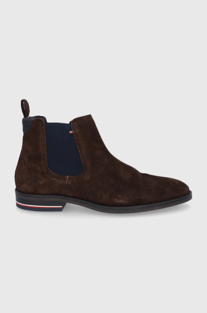 Tommy Hilfiger Велурени боти челси - Pepit.bg