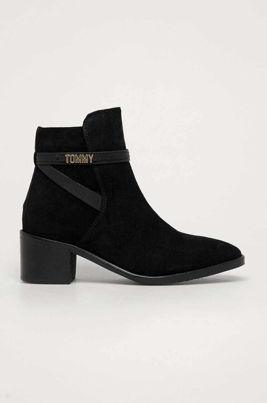 Tommy Hilfiger Велурени ботуши - Pepit.bg