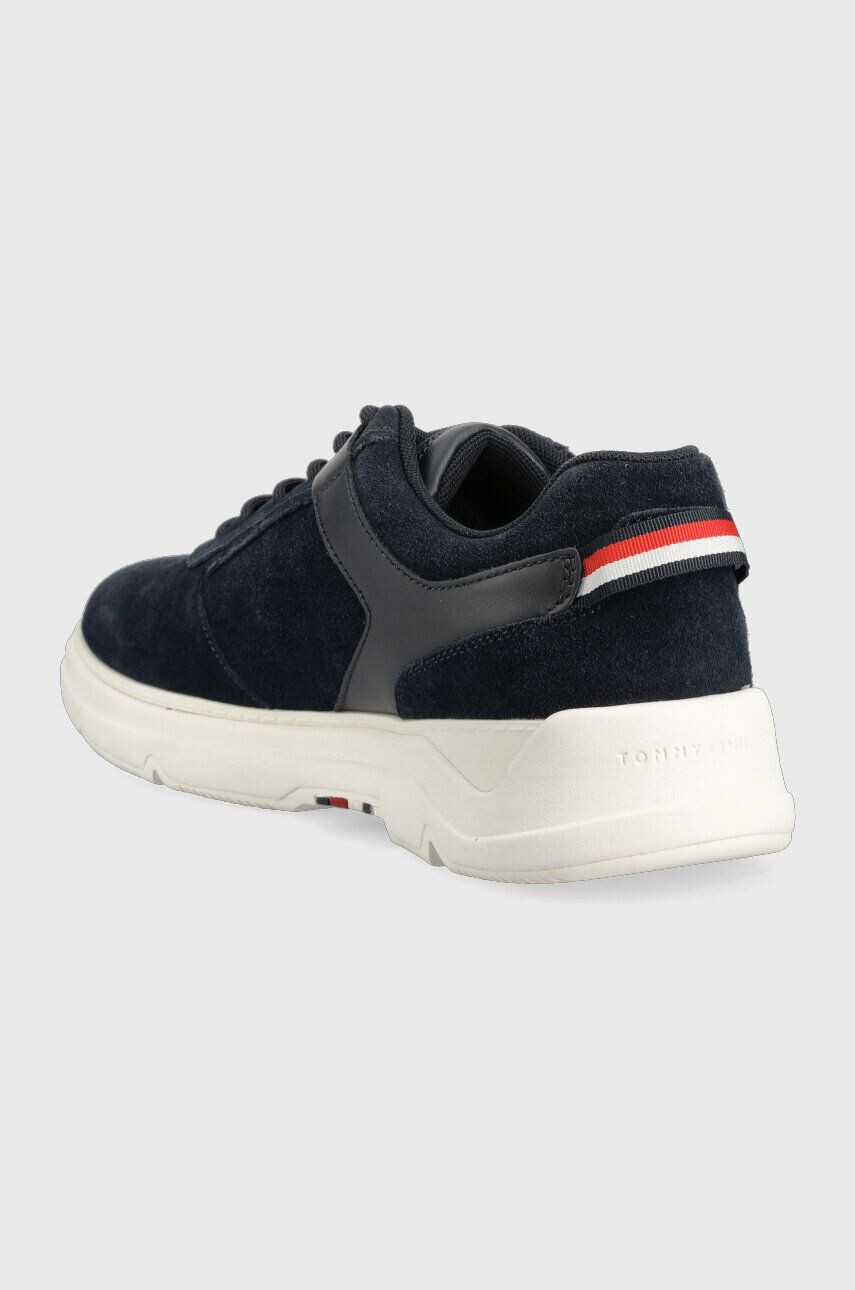 Tommy Hilfiger Велурени маратонки CORE HILFIGER SUEDE в тъмносиньо FM0FM04592 - Pepit.bg