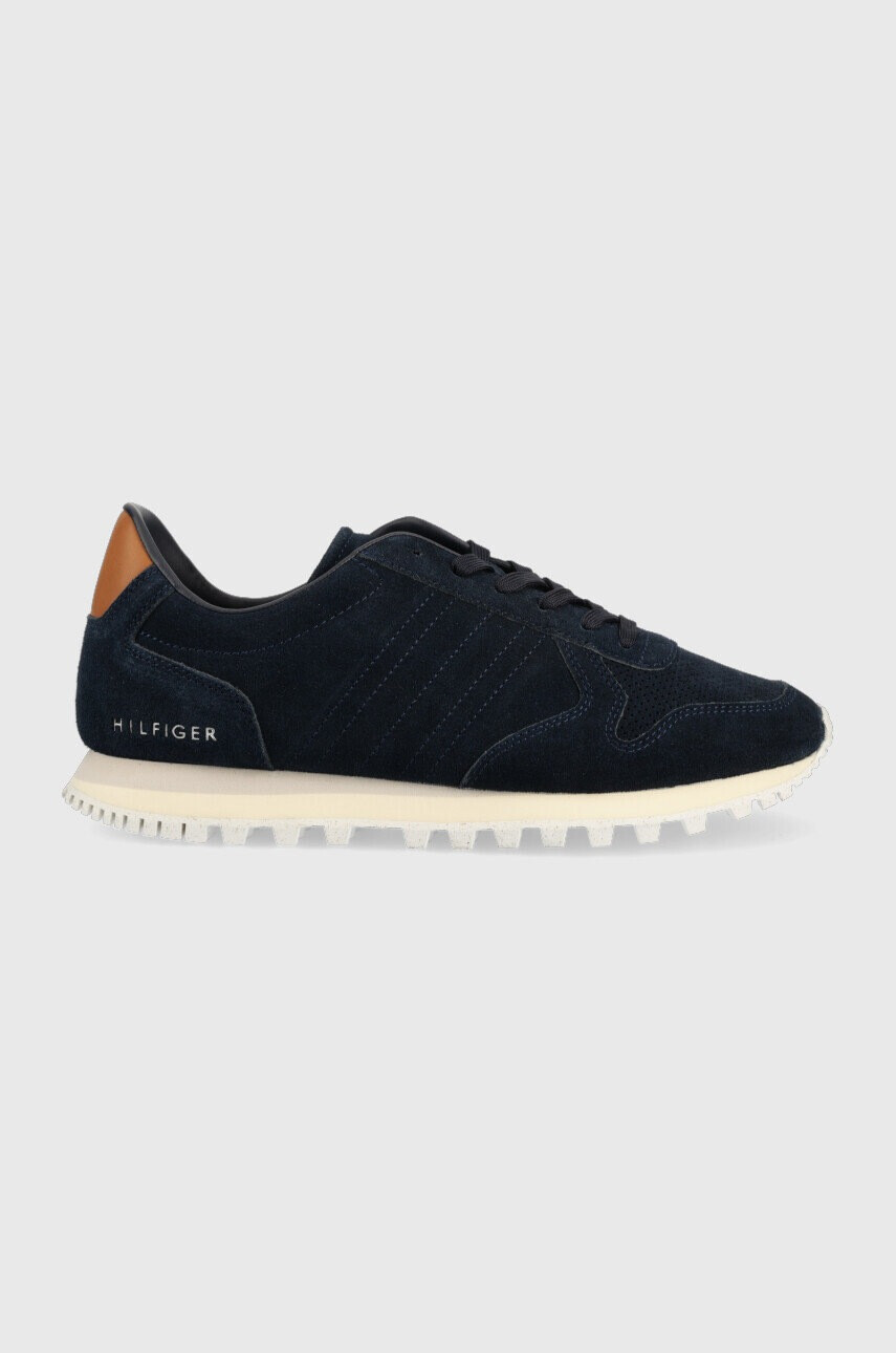 Tommy Hilfiger Велурени маратонки Elevated Sustainable Runner - Pepit.bg