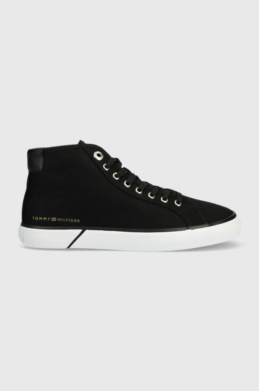 Tommy Hilfiger Високи кецове ESSENTIAL HIGHCUT SNEAKER BL в черно FW0FW07247 - Pepit.bg