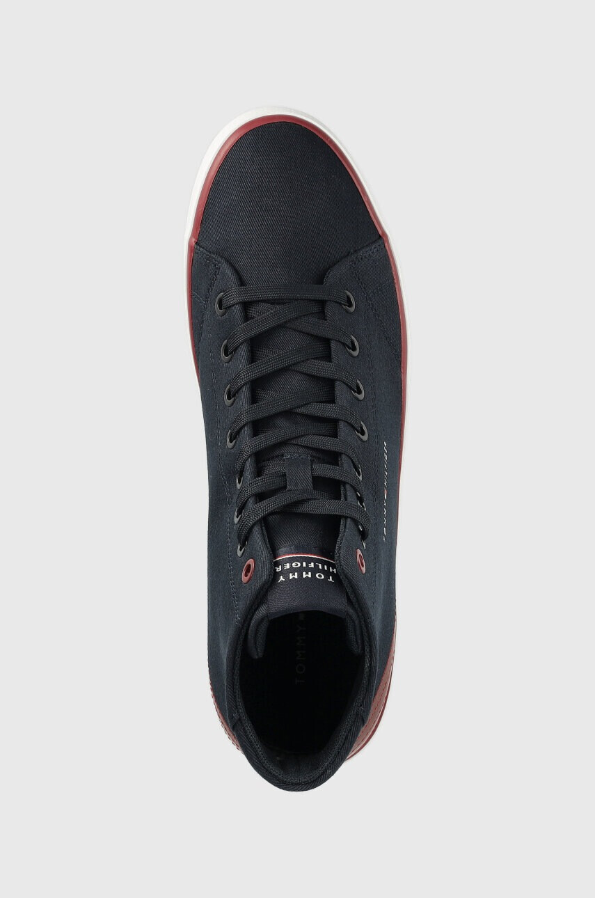 Tommy Hilfiger Високи кецове TH HI VULC CORE CANVAS В тъмносиньо - Pepit.bg