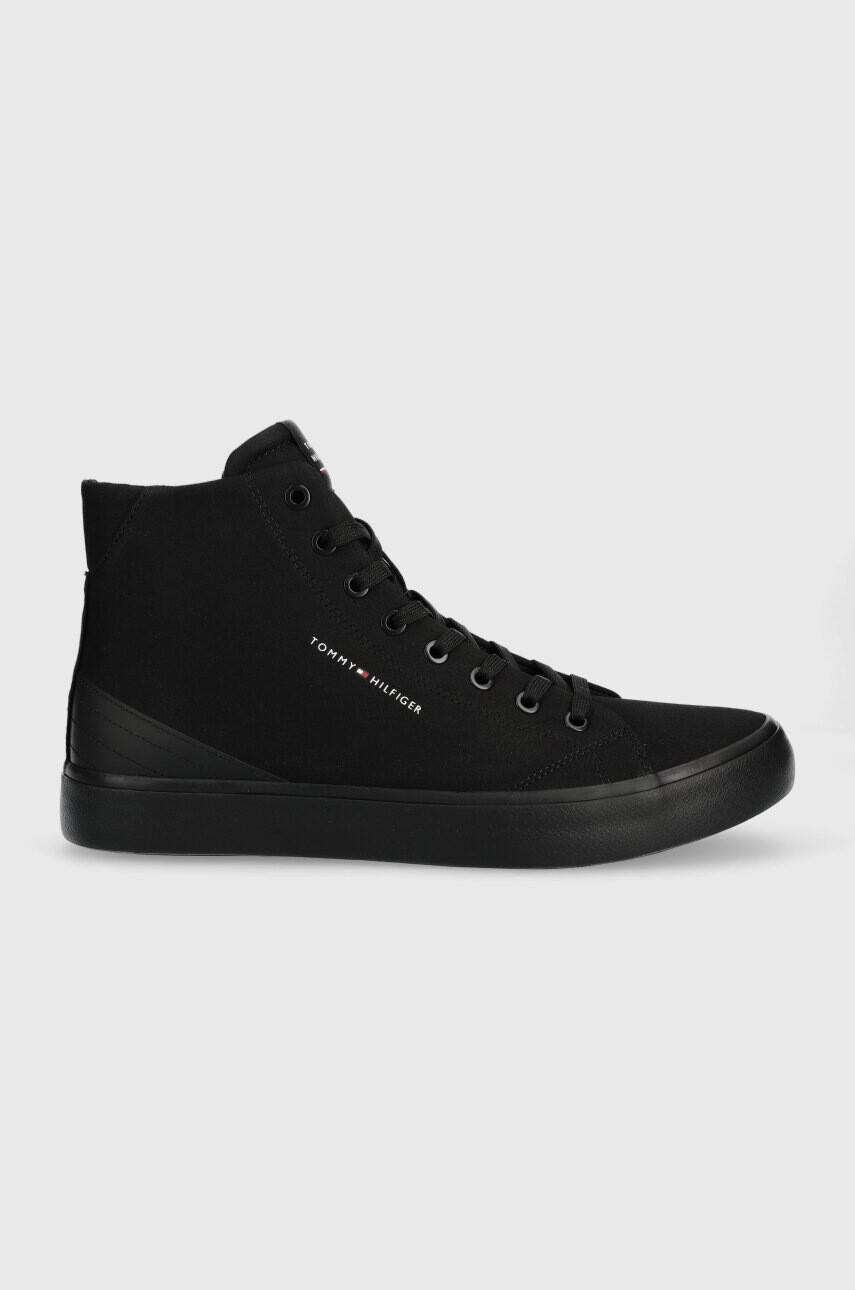 Tommy Hilfiger Високи кецове TH HI VULC CORE CANVAS В черно - Pepit.bg