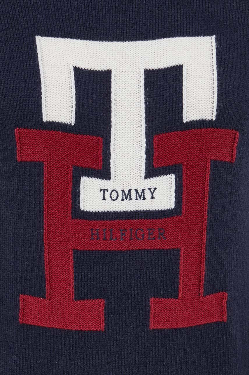 Tommy Hilfiger Вълнен пуловер дамски от топла материя - Pepit.bg