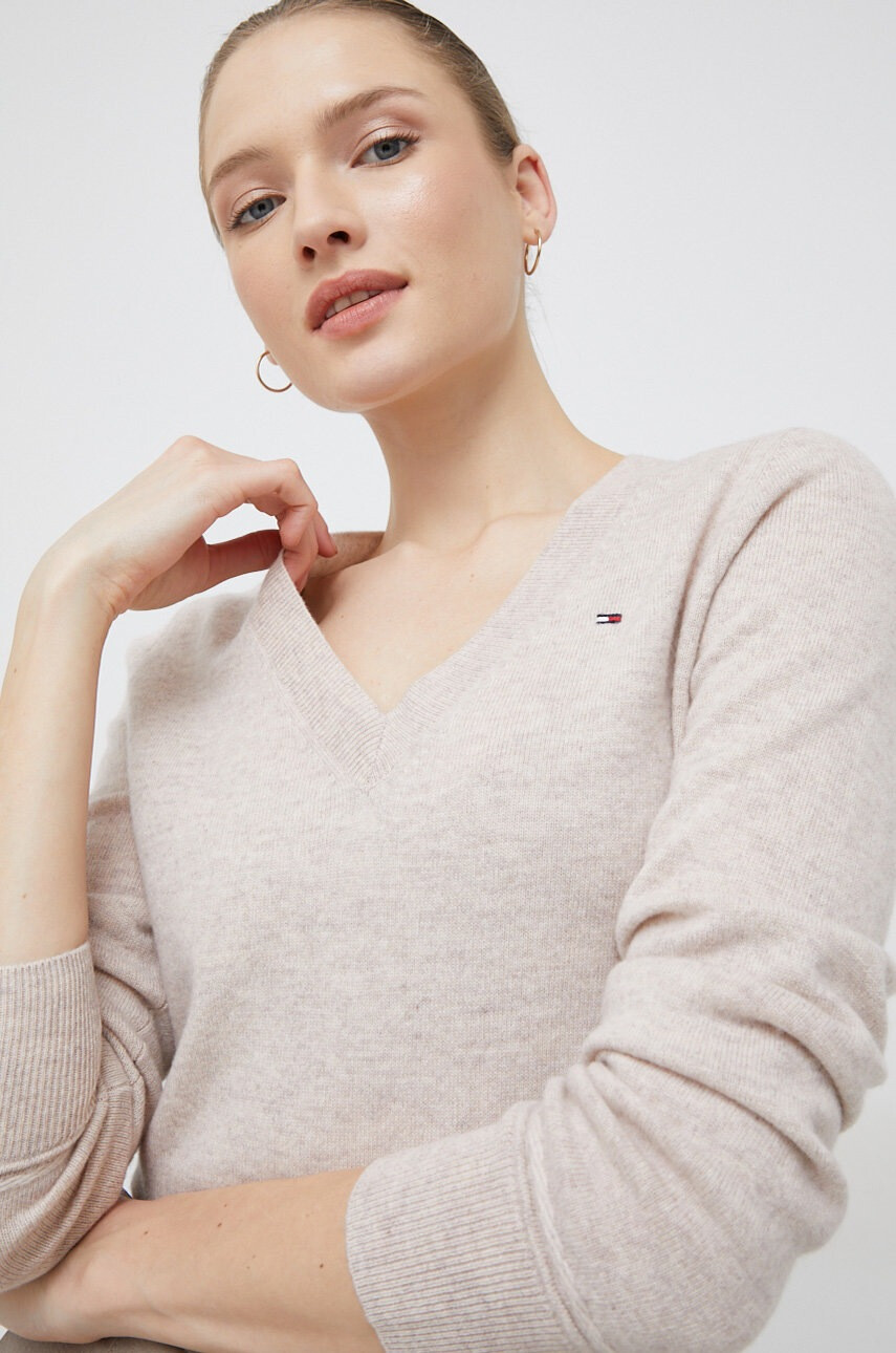 Tommy Hilfiger Вълнен пуловер - Pepit.bg