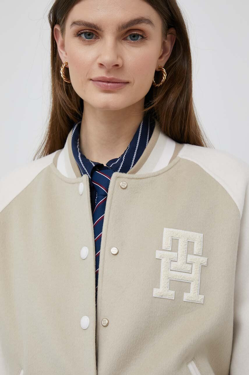 Tommy Hilfiger Вълнено яке бомбър - Pepit.bg