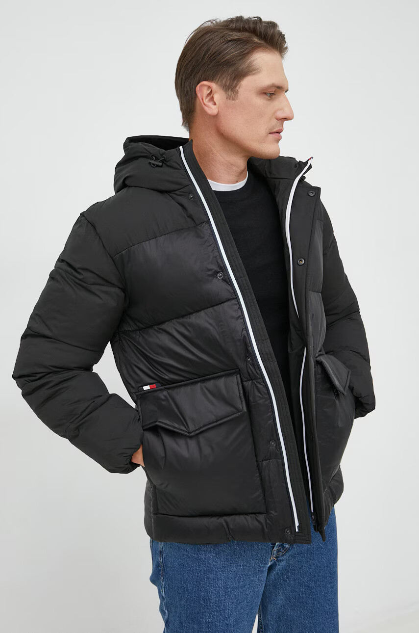 Tommy Hilfiger Яке в черно със зимна изолация - Pepit.bg