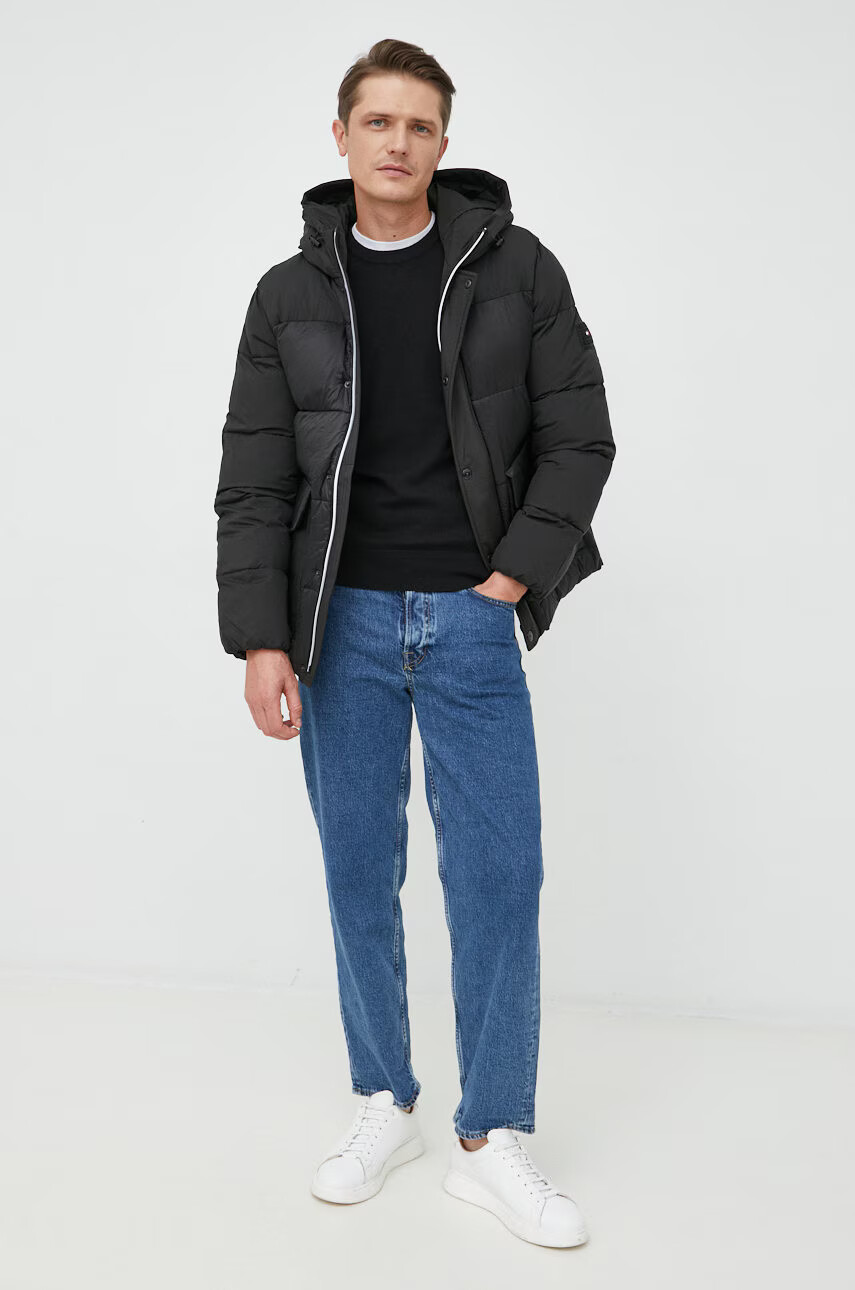 Tommy Hilfiger Яке в черно със зимна изолация - Pepit.bg