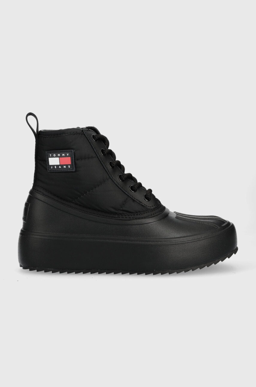 Tommy Jeans Апрески Fashion Boot в черно - Pepit.bg