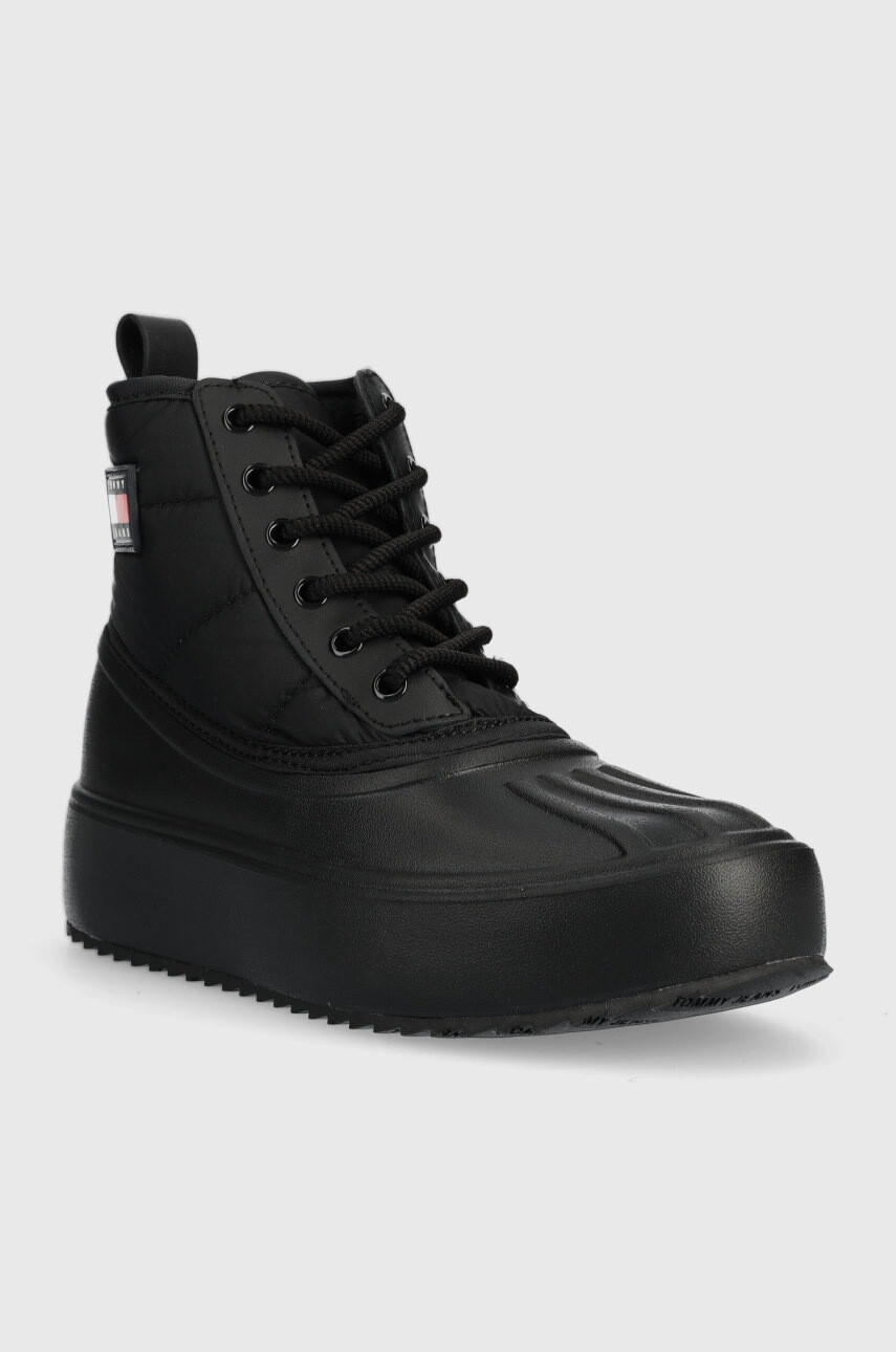 Tommy Jeans Апрески Fashion Boot в черно - Pepit.bg