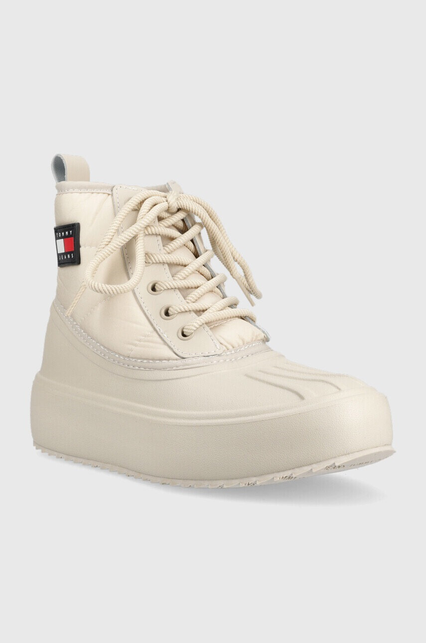 Tommy Jeans Апрески Fashion Boot в бежово - Pepit.bg