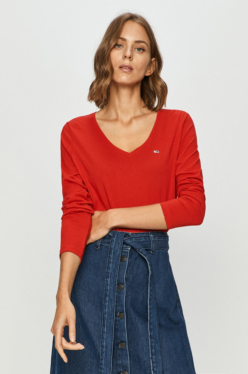 Tommy Jeans Блуза с дълъг ръкав - Pepit.bg