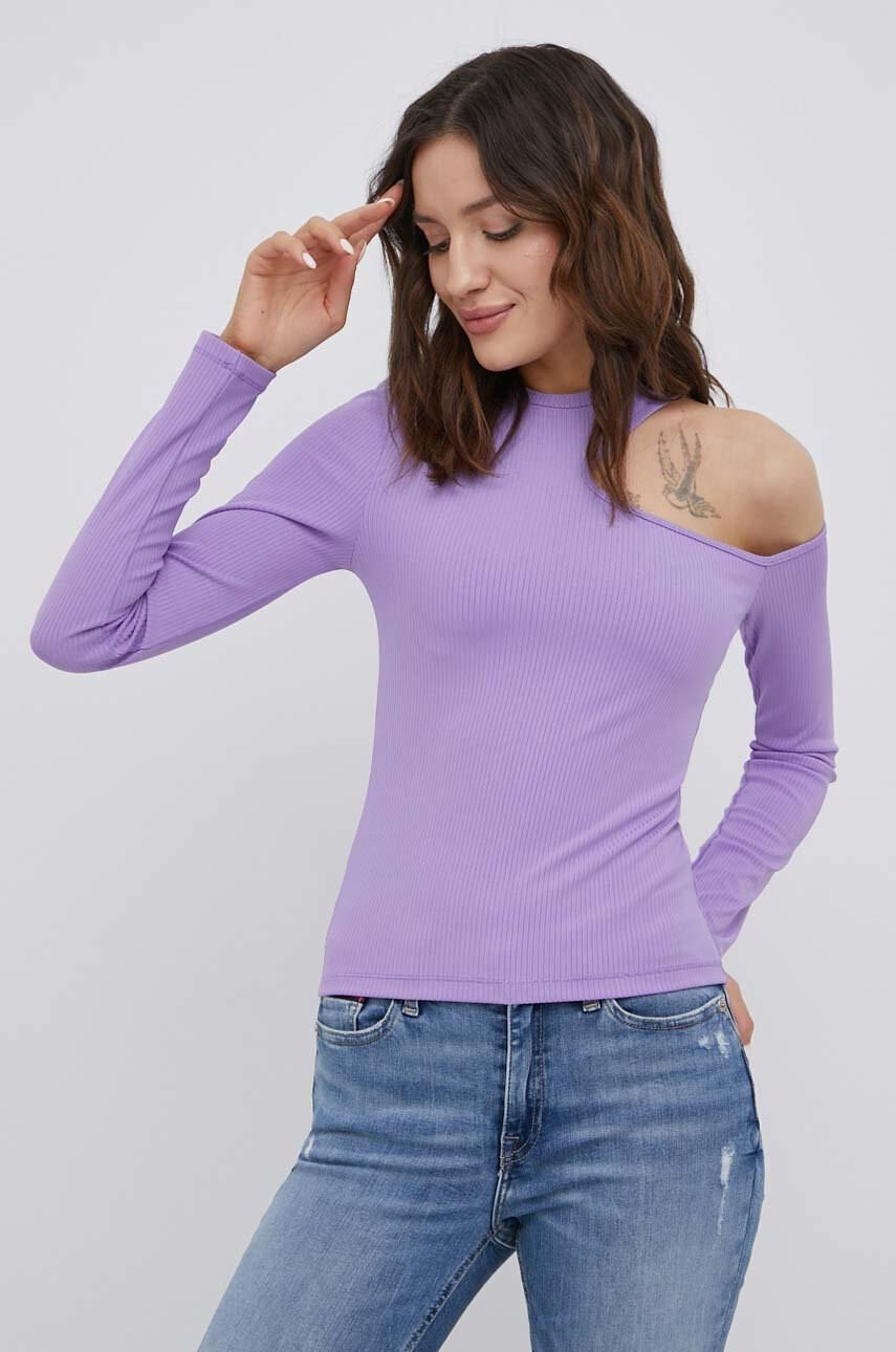 Tommy Jeans Блуза с дълги ръкави в черно - Pepit.bg