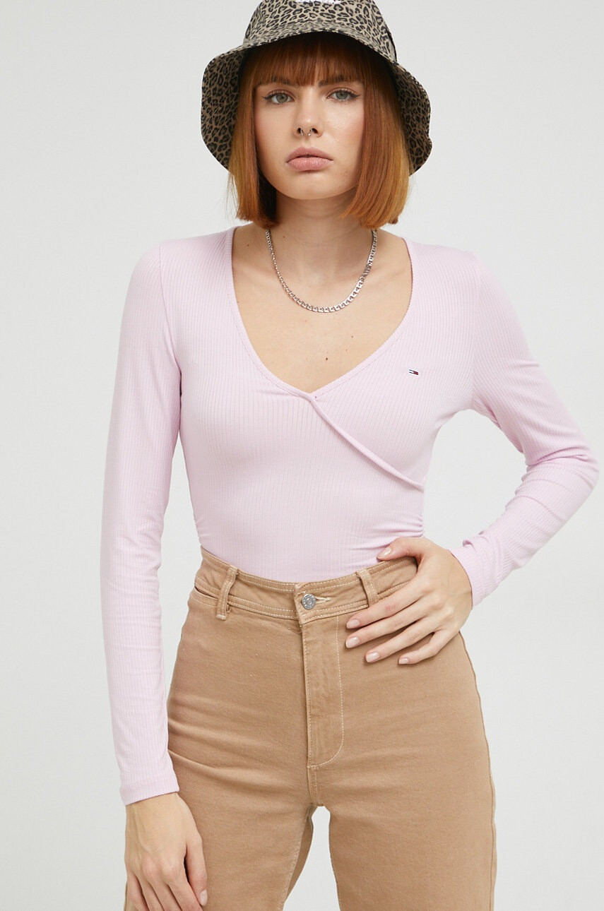 Tommy Jeans Блуза с дълги ръкави - Pepit.bg