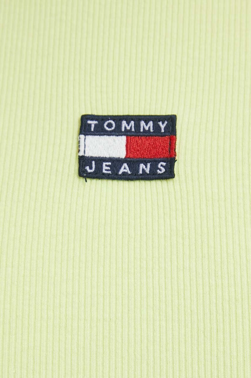 Tommy Jeans Блуза с дълги ръкави в зелено - Pepit.bg